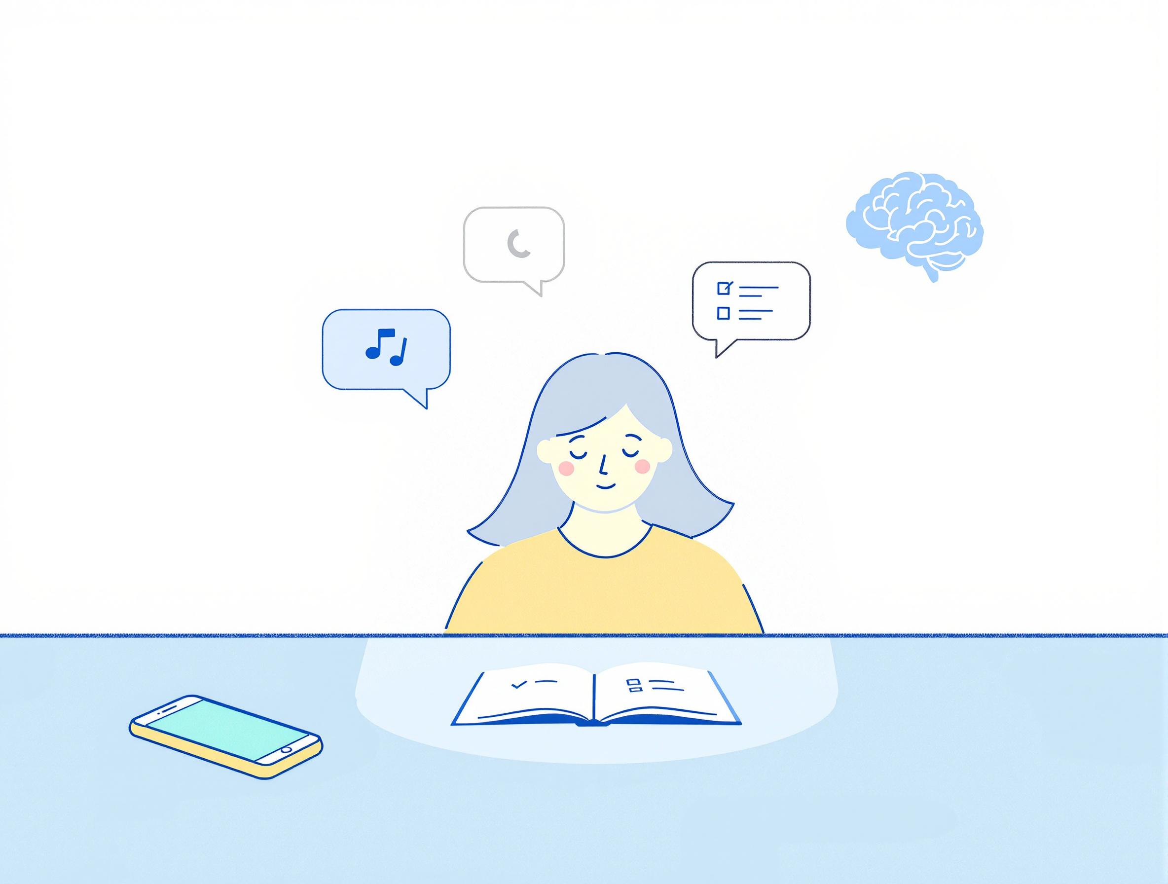 Illustration de la faculté d'attention, par la démonstration avec Zoepsy